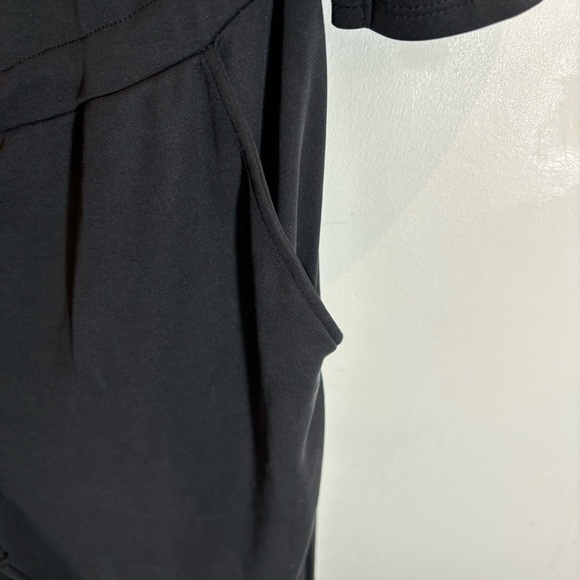 FABLETICS Sz L Tess Off Cowl Neck Off Shoulder Jersey Knit Long Sleeve Jumpsuit - Picture 7 of 7